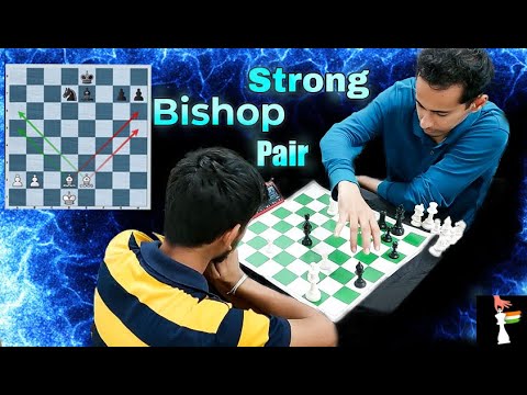 Strong Bishop pair Never easy to save| Priyanshu vs IM Himal Gusain |  Aavhan Rapid Chess Tournament