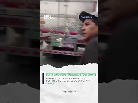 Policía Nacional neutraliza grupo arm4d0 en la vía Balzar - Guayas