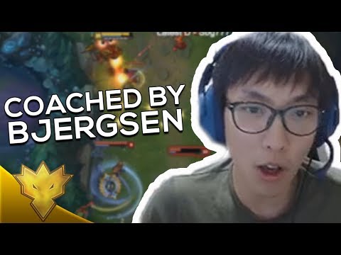 Doublelift COACHED BY BJERGSEN IN MID! - "I'M JUST TOO GOOD!" - League of Legends Stream Highlights
