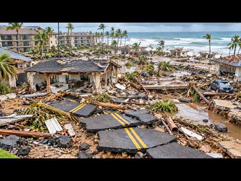 Chaos in Hawaii! 🌀 Powerful Hurricane Lowell Wreaks Havoc, Devastating Kauai
