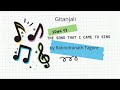 Gitanjali Song 13 (The song that I came to sing) by Rabindranath Tagore summary and analysis