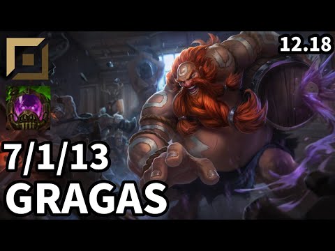 Gragas Top vs Ornn - Ranked Challenger - Patch KR 12.18