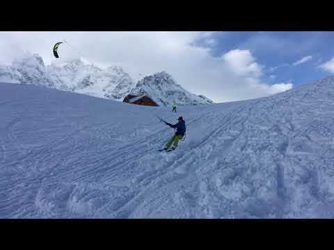 Week End Snowkite au Col du Lautaret en 2018   Blog www kitesurf lovers com