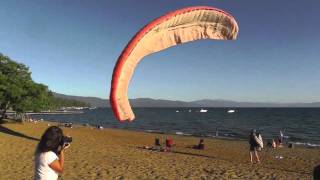 preview picture of video 'Kings Beach Paragliding #2'