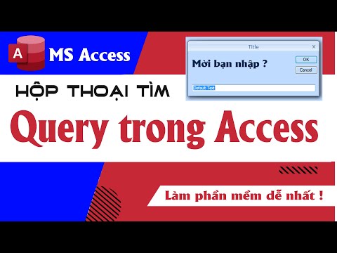 query trong access co tham so loc du lieu