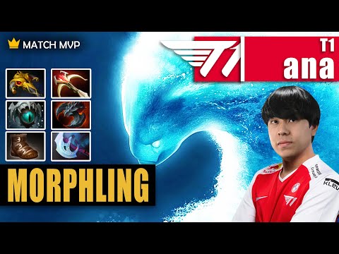 Morphling Safelane | T1.ana | ANA PRACTICING MORPHLING FOR TI QUALIFIER | 7.32b Gameplay Highlights