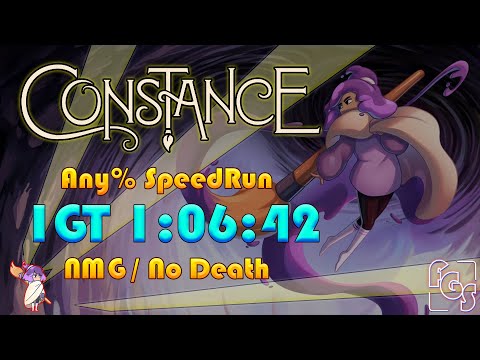 Constance NMG Any% Speedrun IGT 1:06:42 (No Death / New World Record)