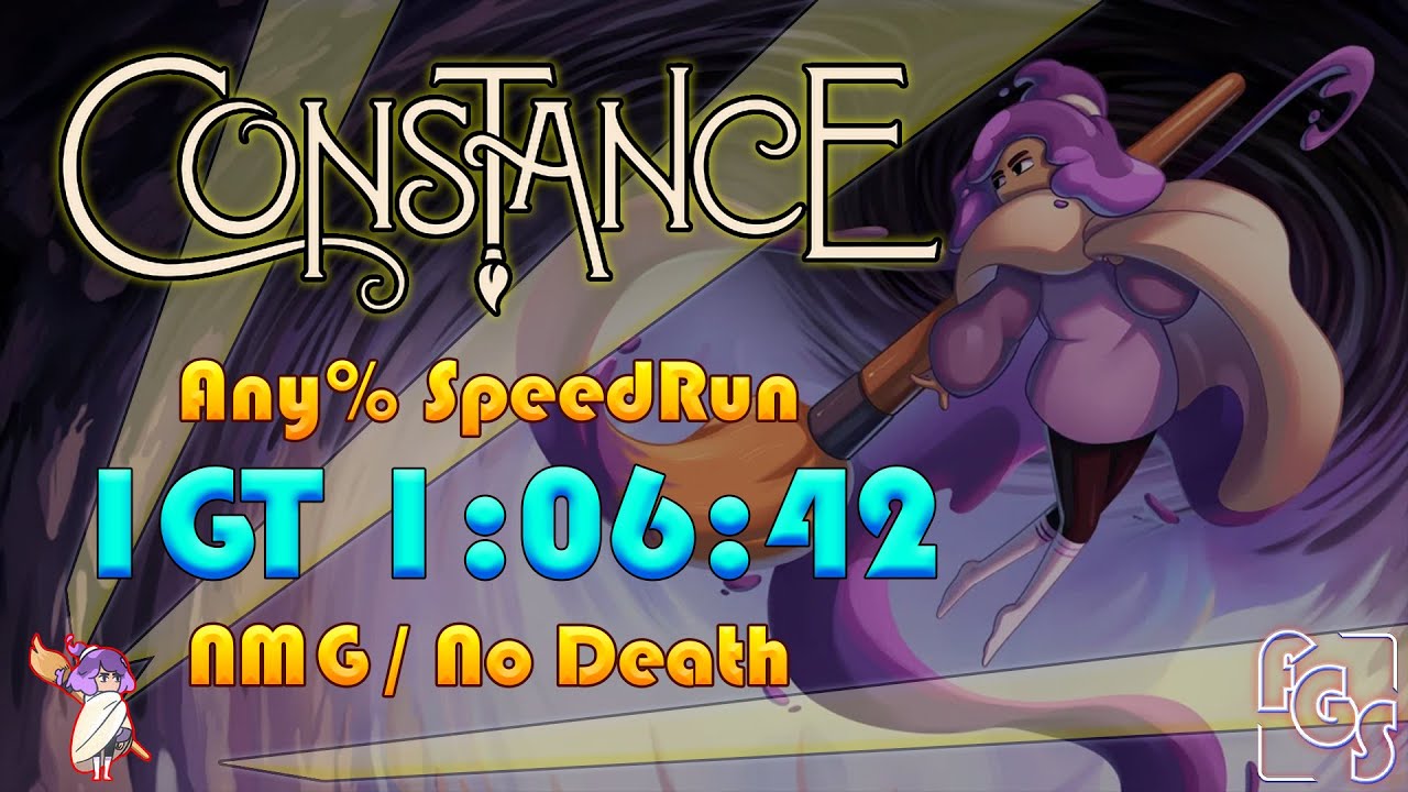 Constance v1.0.1 NMG Any% Speedrun IGT 1:06:42 (No Death / WR)
