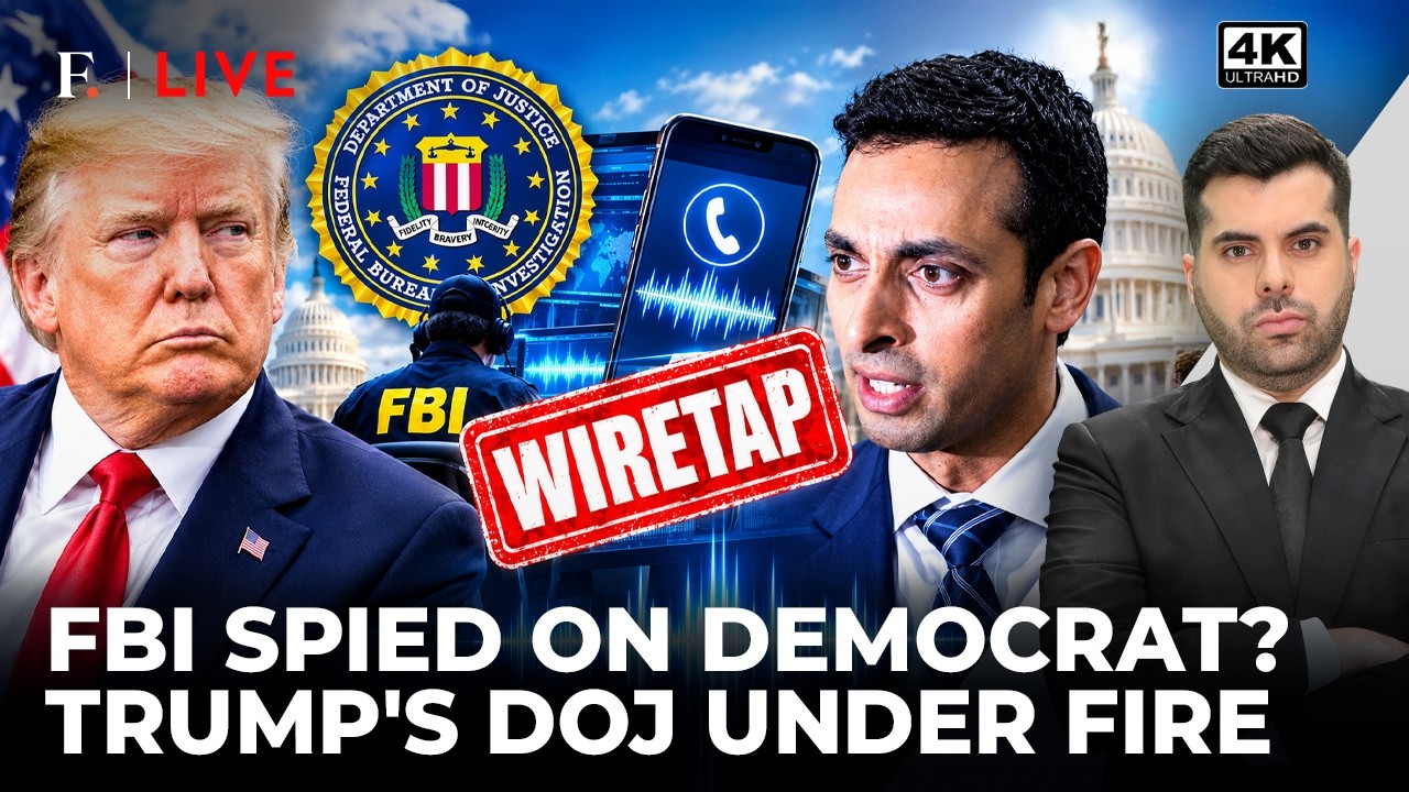 FBI Tapped Indian-American Democrat’s Calls? Trump's DOJ Faces Fresh Heat | Firstpost Live | 4K