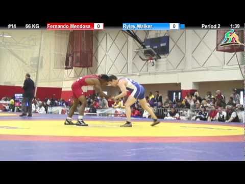 2012 Pan Am: 66 KG Quarterfinal: Fernando Mendosa (PAN) vs. Ryley Walker (CAN)