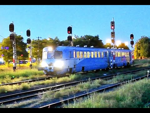 OLD RAIL CAR- Automotor MALAXA 78 1029 4  DMU in Oradea-Romania-05.09.2020