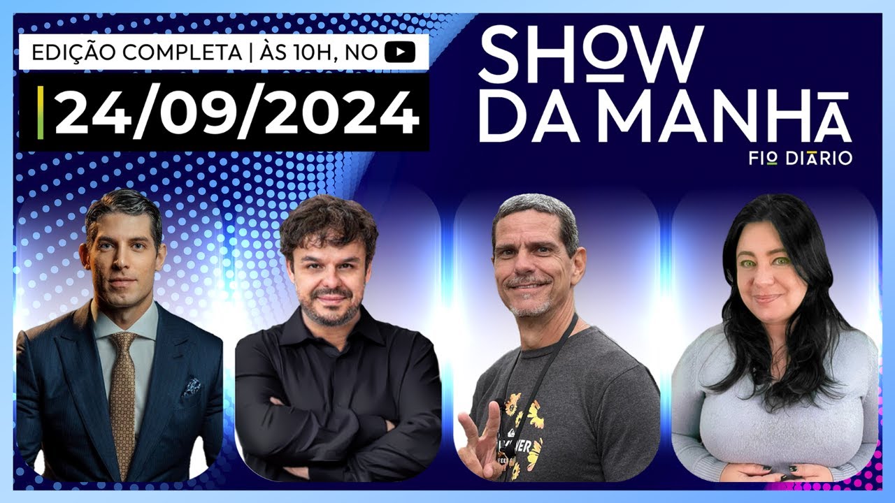 SHOW DA MANHÃ - MARCO ANTÔNIO COSTA, ADRILLES, DIDI RED PILL E STEH PAPAIANO - 24/09/2024