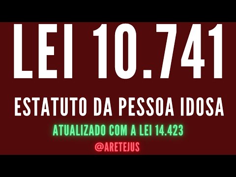 Lei 10.741 Estatuto da Pessoa Idosa em Audiobook EPISÓDIO COMPLETO🎧📚
