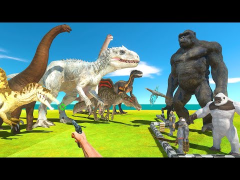 FPS Avatar in Jurassic Park Rescues Mutant Primates and Fights Dinosaurs - ARBS