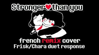 Cover art for undertale stronger than you remix (french)