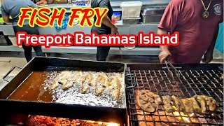Fish Fry Restaurant in Freeport Bahamas Island