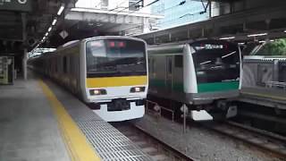 「鉄道」総武線E２３１－A５０９F大崎駅発車（回送）