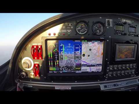 Flying over Slovakia