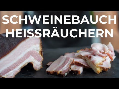 Schweinebauch heißräuchern (Wammerl) - rauchig, saftig, lecker