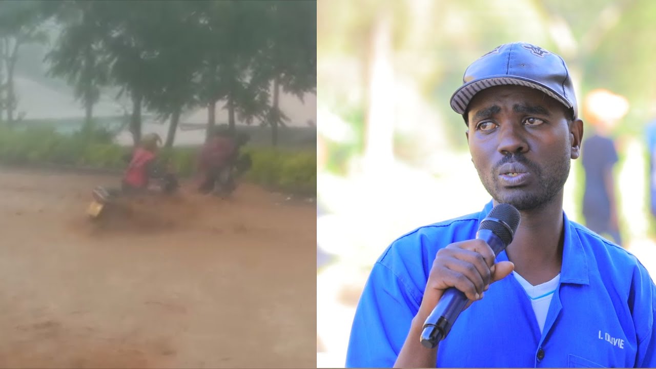 Live wamusore warokoye umumotari n'umucyecuru bari batwawe n'imvura Kimisagara tumugezeho!