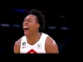 Scottie Barnes HYPED After Drilling The 3 Pointer Raptors Vs Lakers March 10 2023