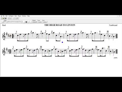 The High Road to Linton - Bagpipe Setting