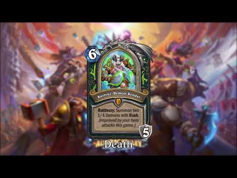 Hearthstone - Kurtrus, Demon-Render Demon Hunter Hero Card Voice Lines