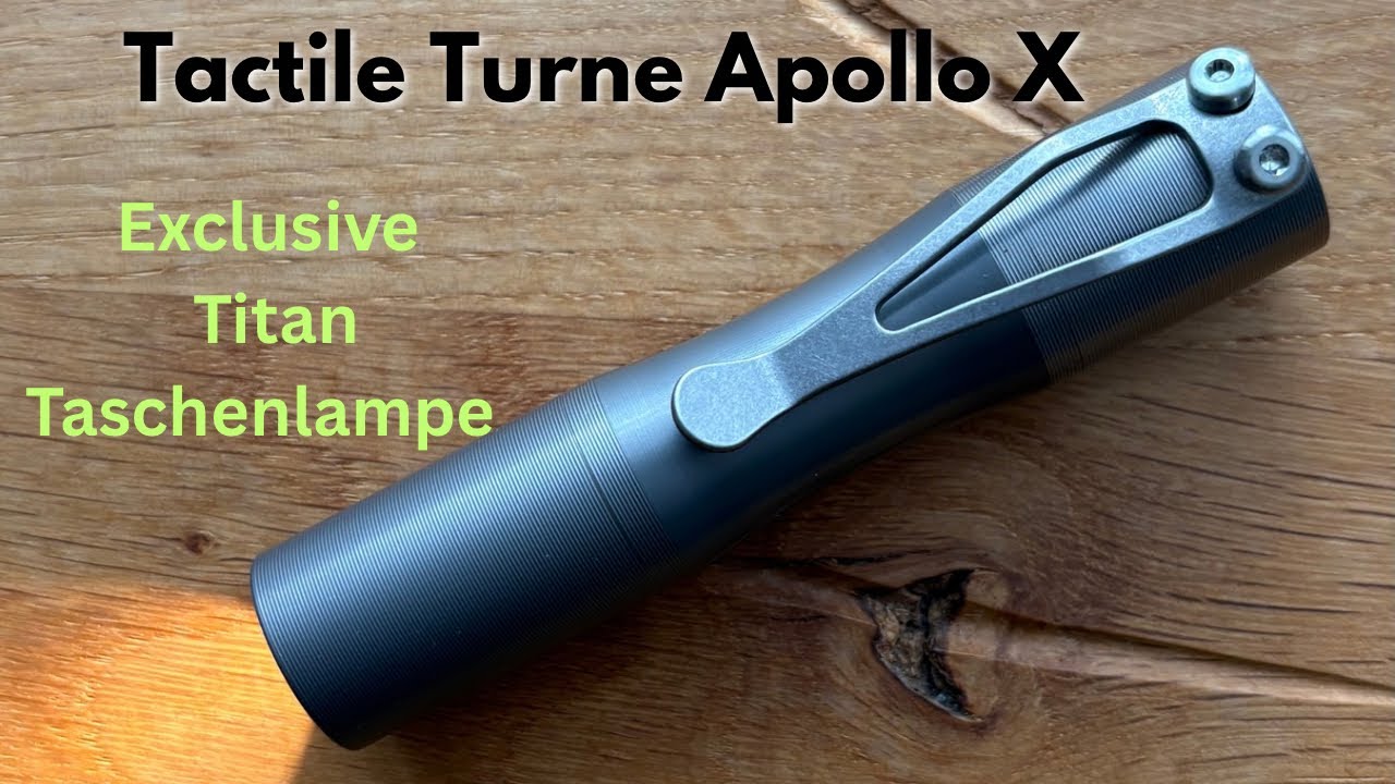 Tactile Turne Apollo - Design Statement for EDC Enthusiasts
