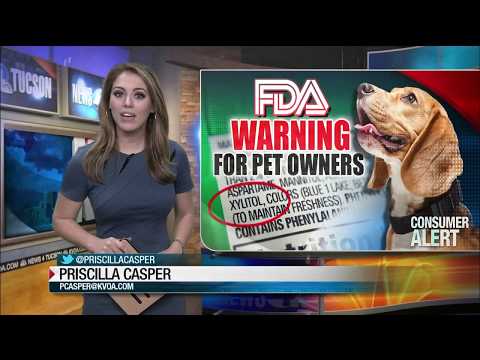 Artificial sweetener Xylitol Can be dangerous for dogs