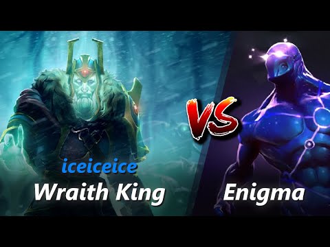 iceiceice safelane Wraith King vs Enigma/Spirit Breaker | First 10 minutes