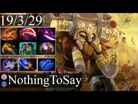 PSG.LGD.NothingToSay - Earthshaker | Midlane Gameplay Dota 2 Patch 7.34b