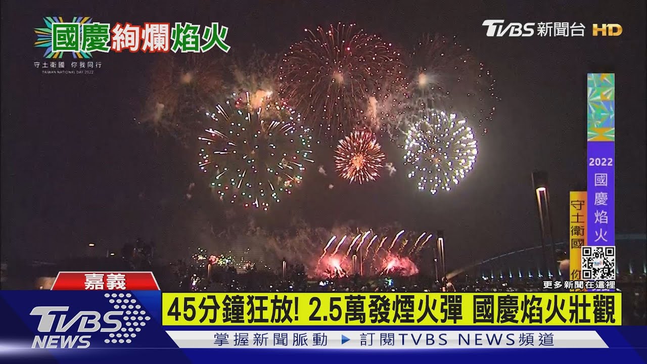 國慶焰火在嘉義！　無人機表演「勇鷹凌空」