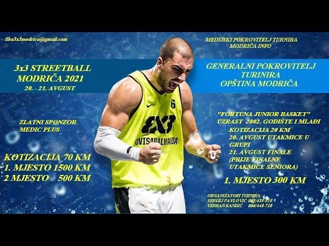 3X3 MODRIČA - NIKŠIĆKO PIVO 3X3 LIGA REPUBLIKE SRPSKE