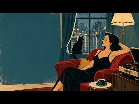 Rainy Lounge Jazz Playlist - Let the Rain Stay