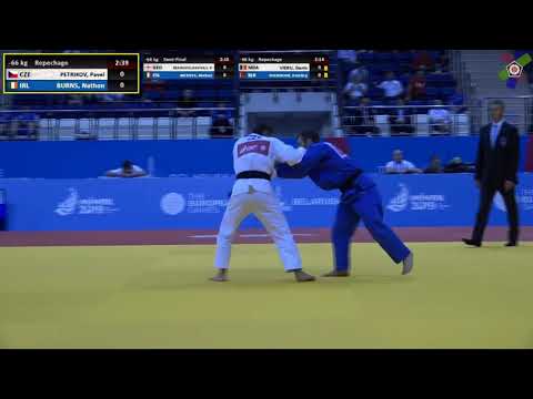 2019 Minsk Rep 1 66 kg Petřikov Pavel CZE vs  Burns Nathon IRL