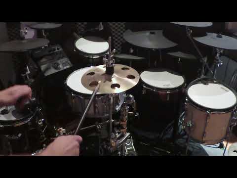 Sabian/Meinl stack - Sabian AAX O-Zone splash 10" + Meinl Classics china/splash 10"