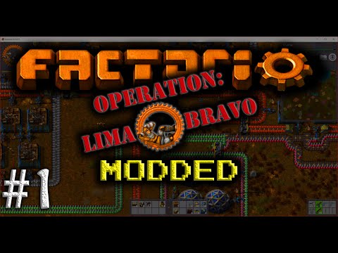 Factorio 0.17: Lazy Bastard Achievement Hunting - Modded Ep. 1