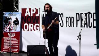 Eddie Vedder - My City of Ruins - APJ Party - 9.10.11 Toronto