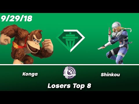 Emerald City 7 - Konga (Donkey Kong) Vs. Shinkou (Sheik) - Losers Top 8