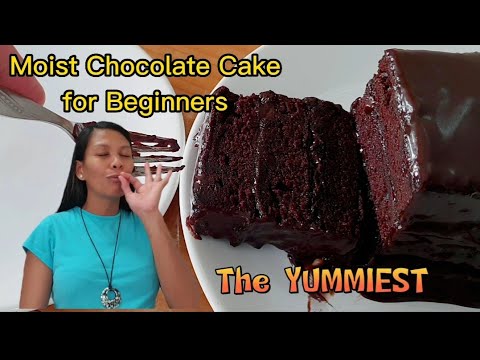 Amazing Moist Chocolate Cake : SIMPLE and EASY Recipe for BEGINNERS