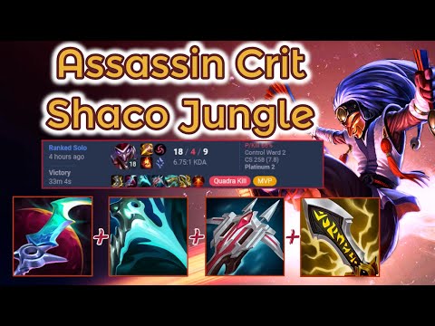 Eclipse Crit Shaco to Master - S12 Dia Ranked [League of Legends] Full Gameplay - Infernal Shaco