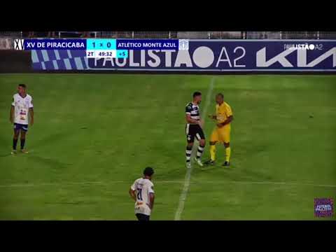 XV de Piracicaba 1 x 0 Monte Azul pela 12ª rodada do Campeonato Paulista da Série A2 de 2023
