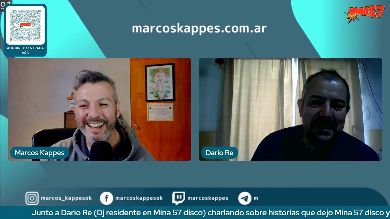 Dario Re (Dj residente en Mina 57)   historias que dejo Mina 57  y lo que se vendrá el Domingo 14
