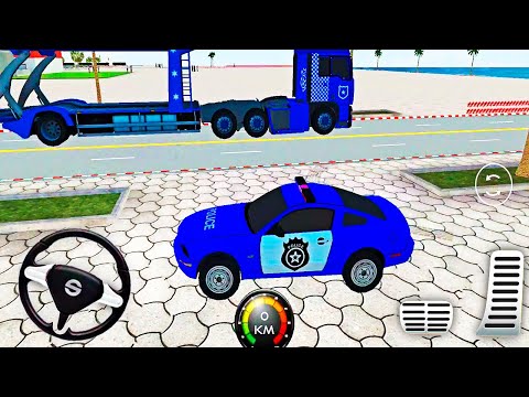 Police ATV Car Transport Truck Simulator - Modern Police Car Transport Plane | Android GamePlay