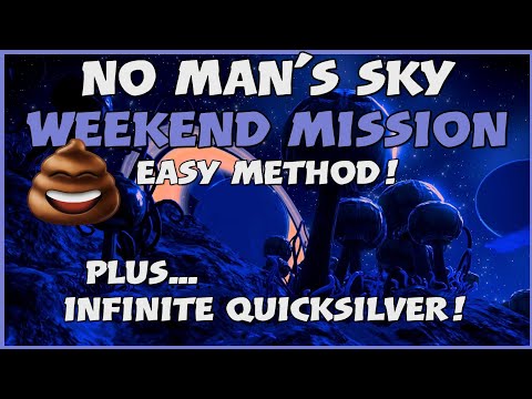 No Man's Sky Weekend Mission Fast Method and Infinite Quicksilver Glitch!