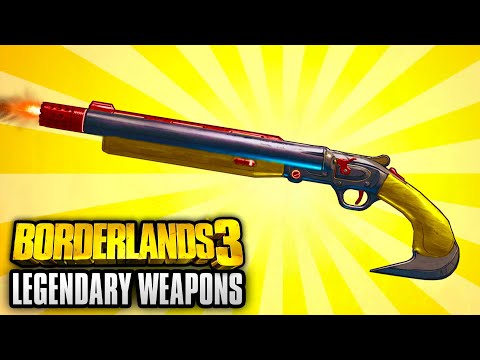 Borderlands 3 - Top 5 Legendary Weapons SEEN SO FAR!