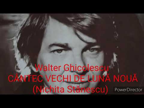 Walter Ghicolescu - Cântec vechi de lună nouă (live)