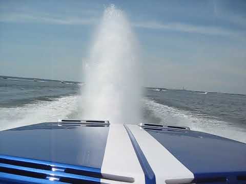 Back of a 2005 Donzi 38 ZRC - 2012 Fun Run