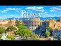 FLYING OVER ROMA ITALY 4K UHD Relaxing Music Along With Beautiful Nature Videos 4K Video HD