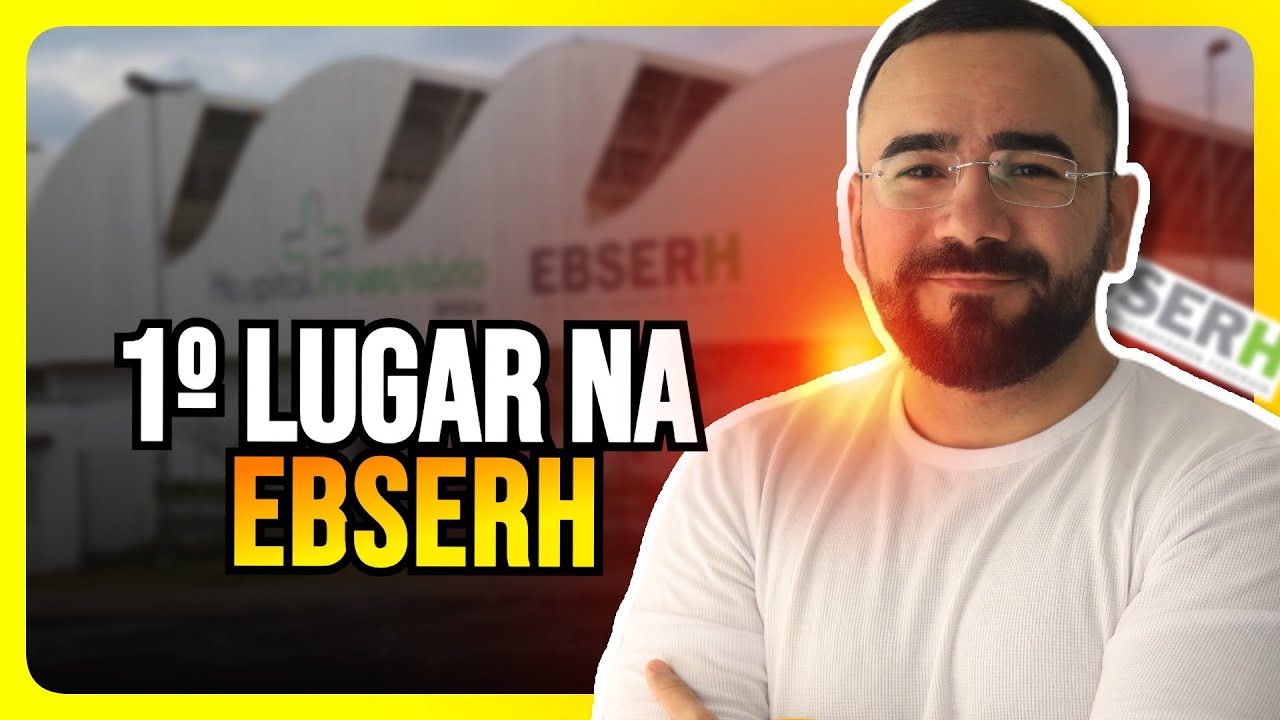 TUDO QUE EU FIZ PARA PASSAR EM 1º LUGAR NO CONCURSO PÚBLICO (EBSERH)